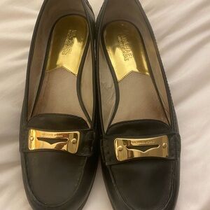 MICHAEL KORS loafers, size 10. Black leather. Super comfortable. Good condition.